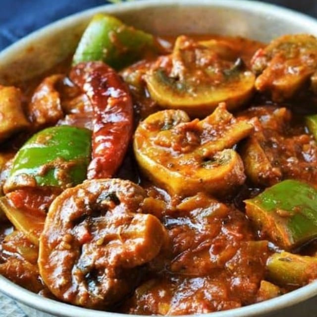 Kadai Mushrooms.