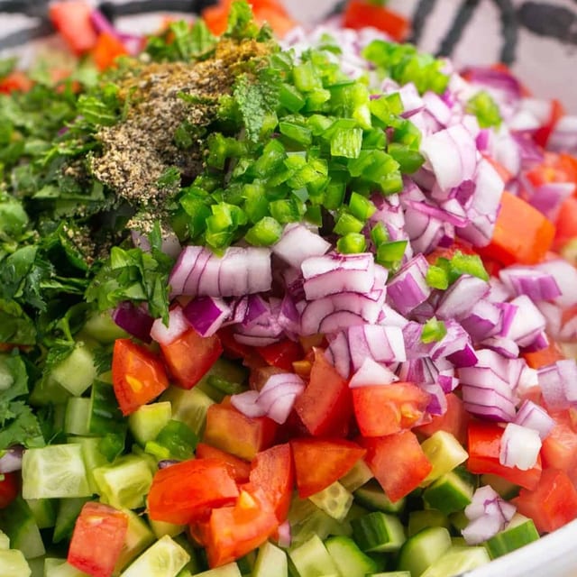 North Indian Salad.