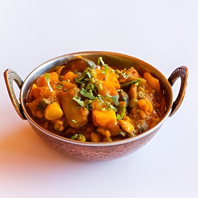 Mixed Vegetable Curry.